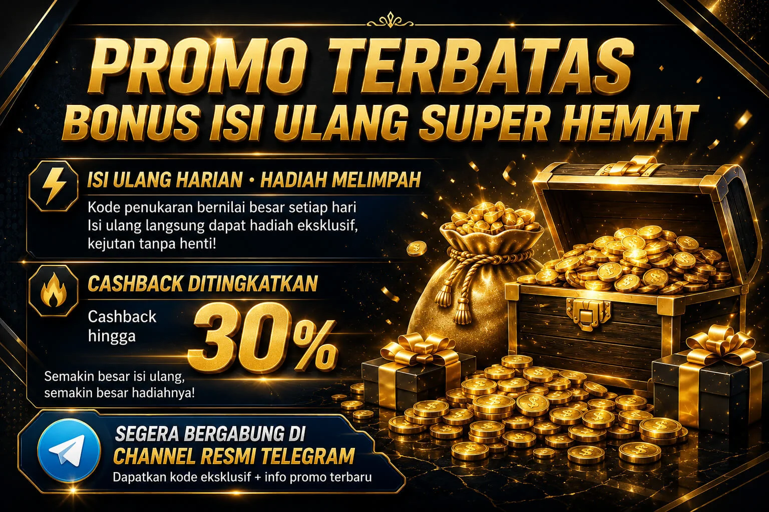 PROMO TERBATAS BONUS ISI ULANG SUPER HEMAT