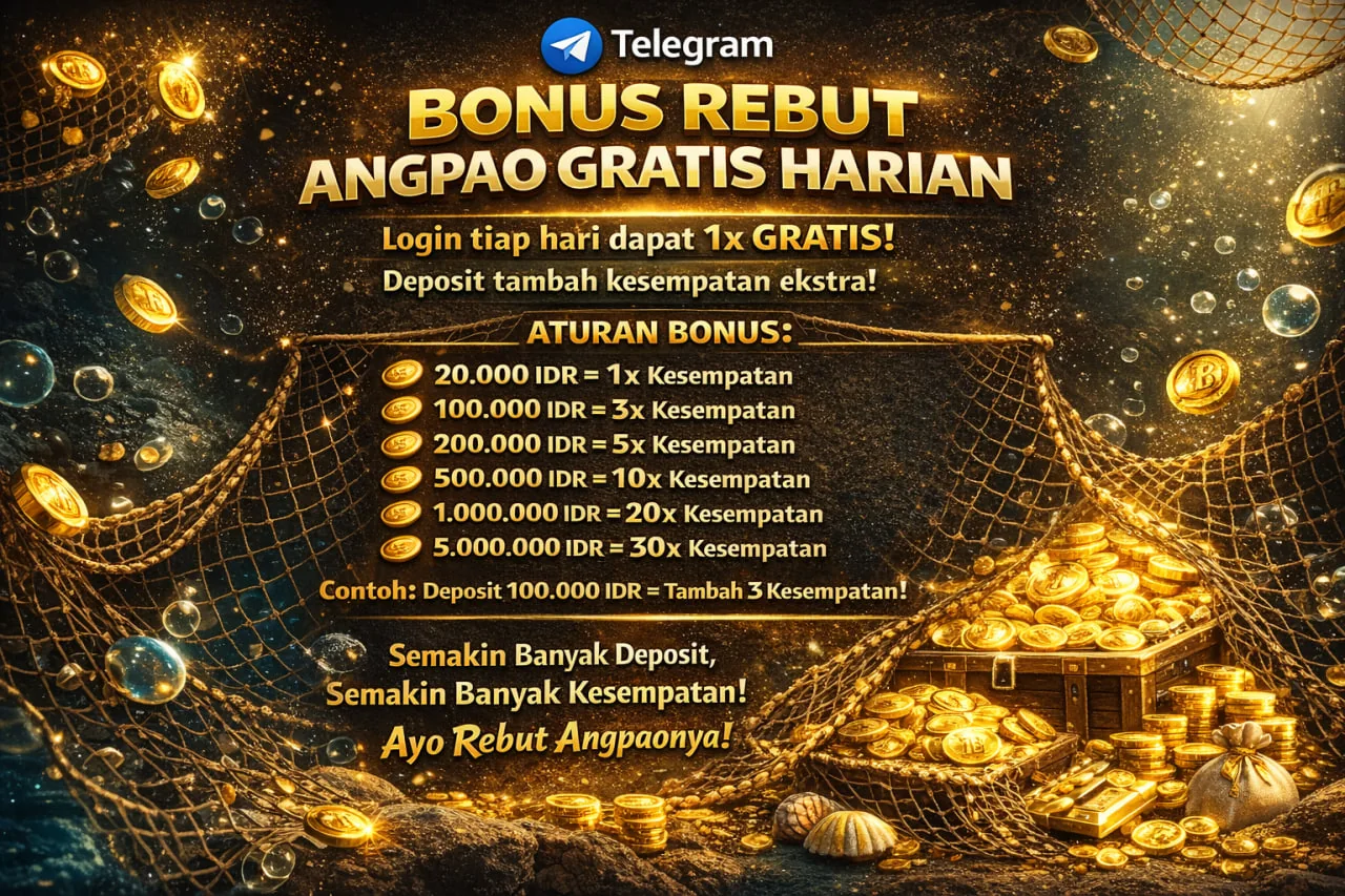 BONUS REBUT ANGPAO GRATIS HARIAN